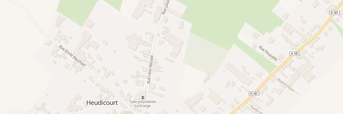 Plan du 9 Rue Léon Récopé à Heudicourt