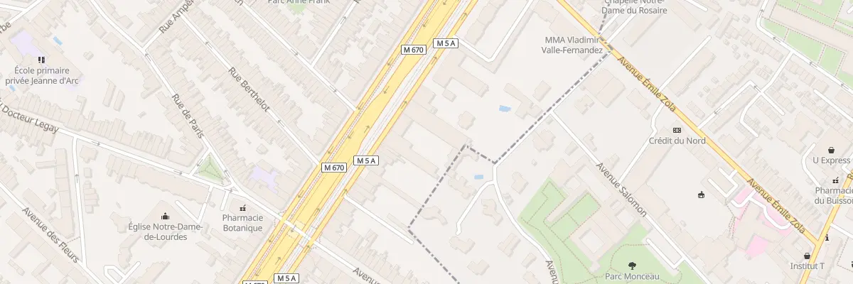 Plan du 244 Av de la République à La Madeleine