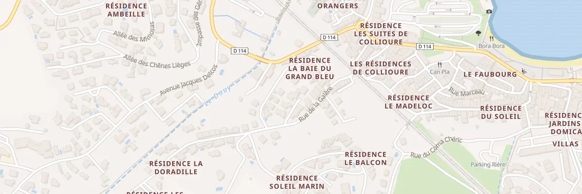 Plan du 5 Rue Creu Del Moune à Collioure