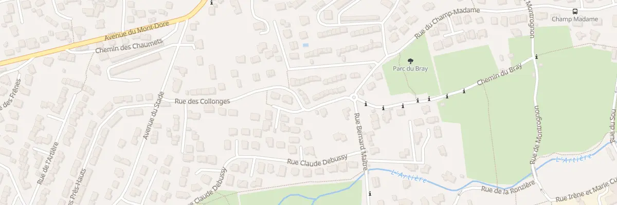 Plan du 32 Rue des Collonges à Beaumont
