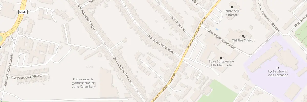 Plan du 80 Rue de la Prévoyance à Marcq-en-Barœul