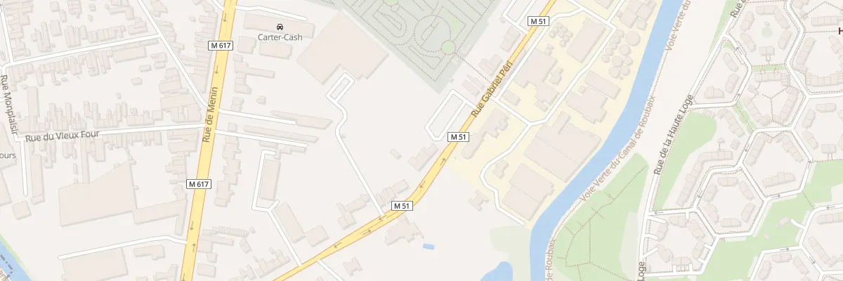Plan du 134 Rue Gabriel Péri à Marcq-en-Barœul