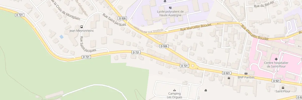 Plan du 40 Av du Doc Mallet à Saint-Flour