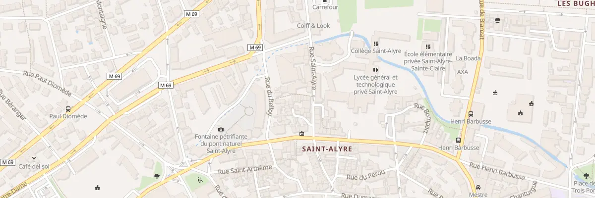 Plan du 7 Ptr Petite Rue du Belloy à Clermont-Ferrand