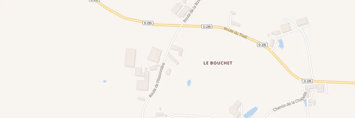 Plan du 5125 Le Bouchet à Deux-Chaises