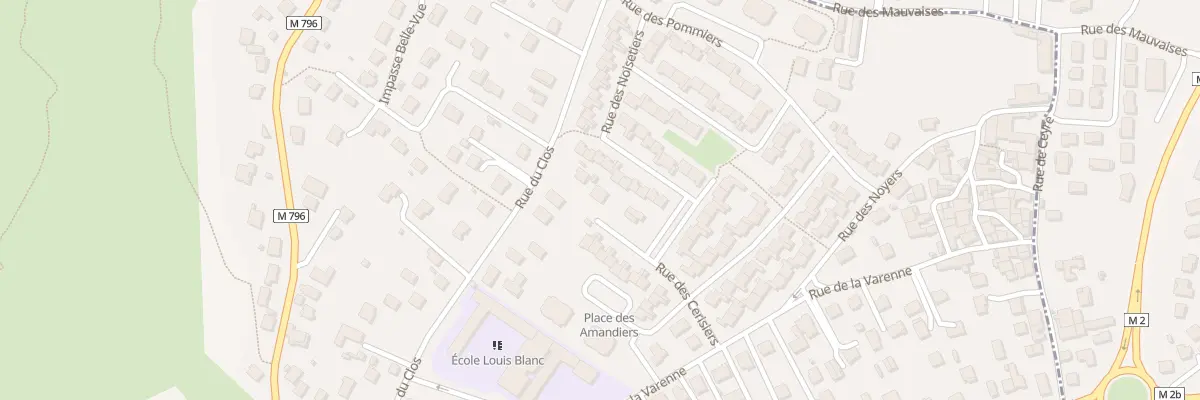 Plan du 145 Rue des Cerisiers à Blanzat