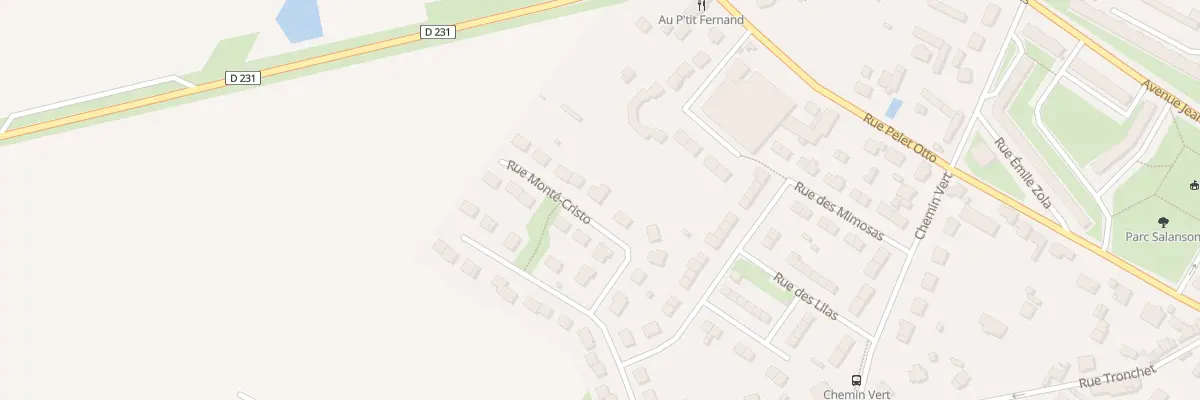 Plan du 11 Rue Monte Cristo à Villers-Cotterêts