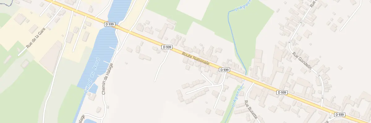 Plan du 24 Rte Nationale à Marquion