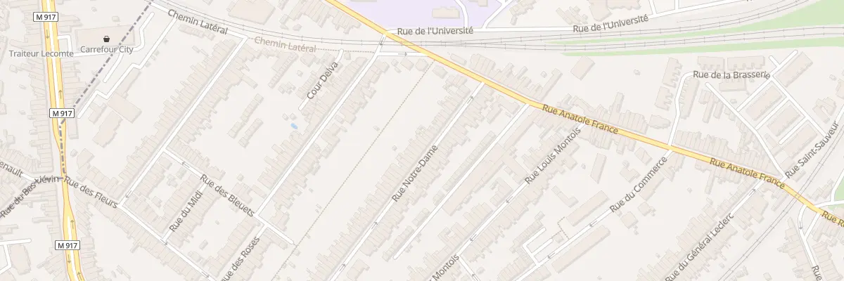 Plan du 127 Rue Notre Dame à Ronchin