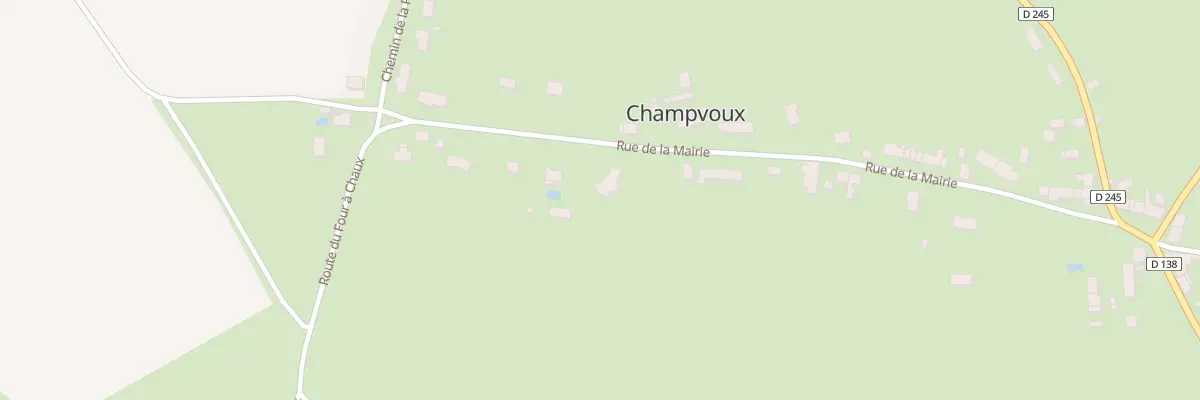 Plan du 23 Rue de la Mairie à Champvoux