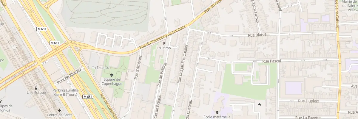 Plan du 17 Rue des Jardins Caulier à Lille