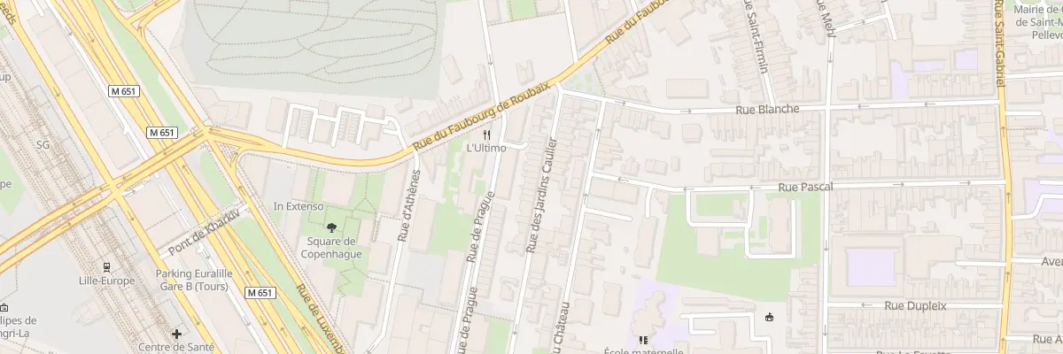 Plan du 19 Rue des Jardins Caulier à Lille