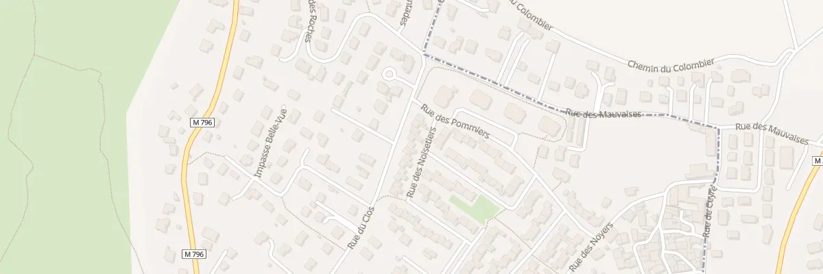 Plan du 167 Rue des Noisetiers à Blanzat