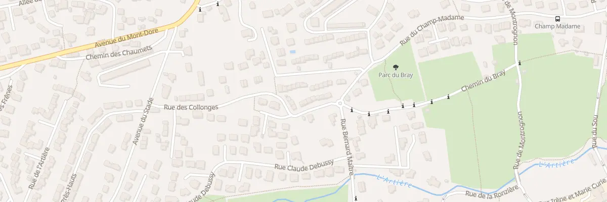 Plan du 30 Rue des Collonges à Beaumont