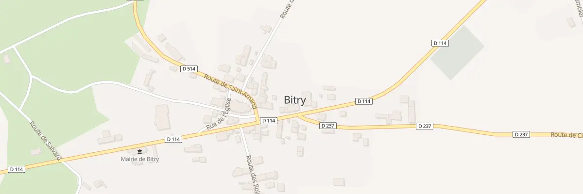 Plan du 43 Le Bourg à Bitry