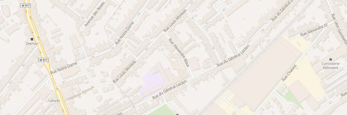 Plan du 26 Rue Alexandre Ribot à Ronchin