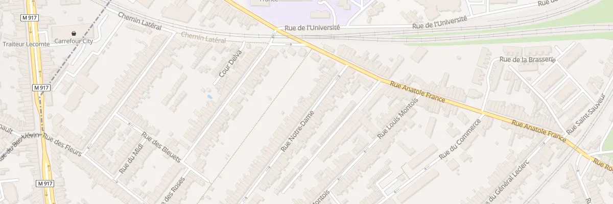 Plan du 131 Rue Notre Dame à Ronchin