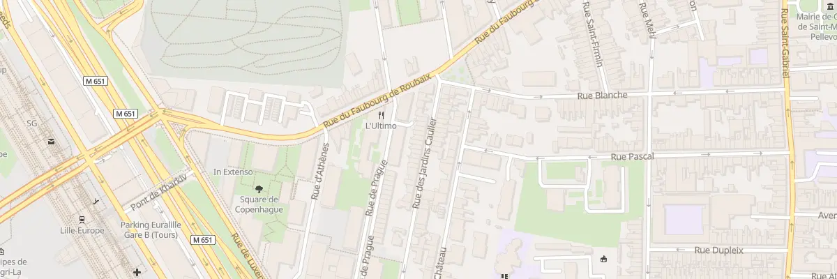 Plan du 23 Rue des Jardins Caulier à Lille
