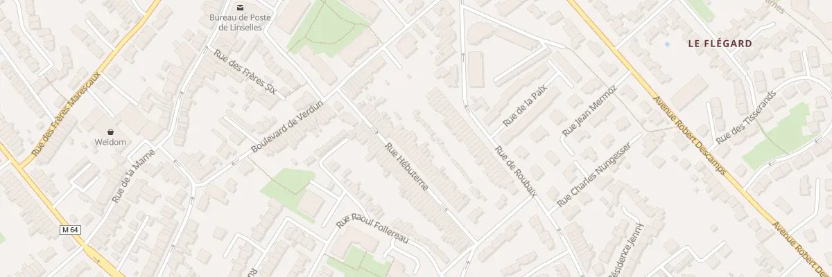 Plan du 27 Rue d’Hébuterne à Linselles