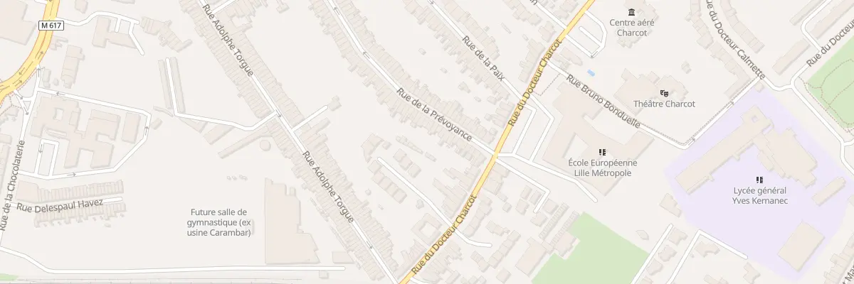 Plan du 86 Rue de la Prévoyance à Marcq-en-Barœul