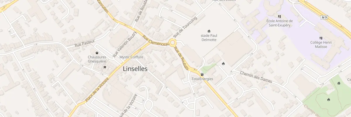 Plan du 12 Rue de Roubaix à Linselles