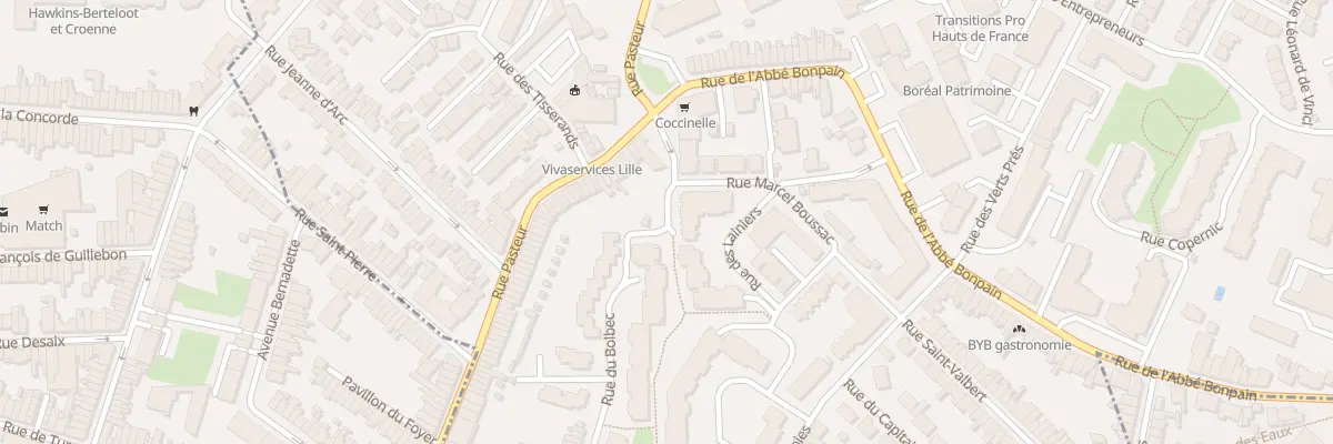 Plan du 7 Rue Marcel Boussac à Marcq-en-Barœul