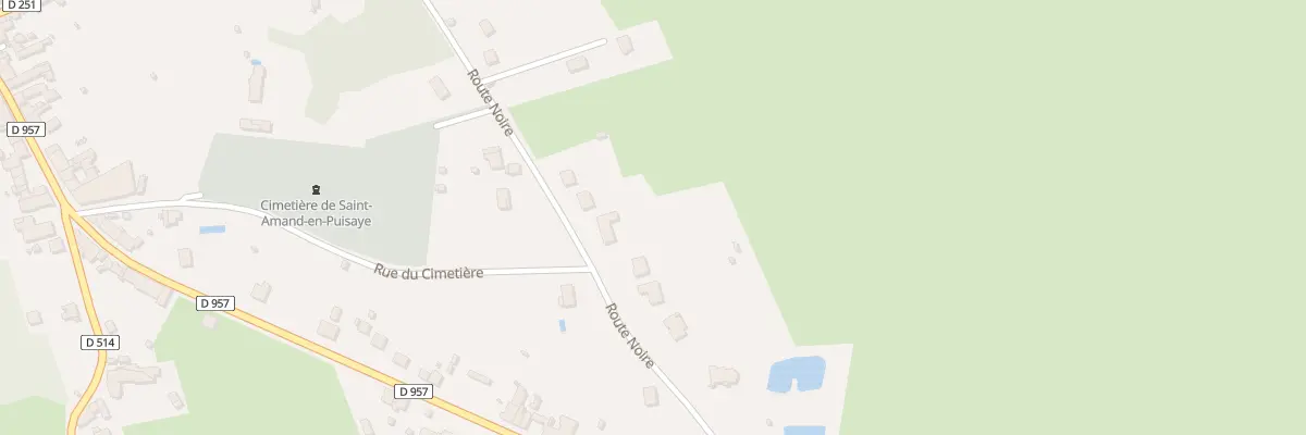 Plan du 25 Rte Noire à Saint-Amand-en-Puisaye