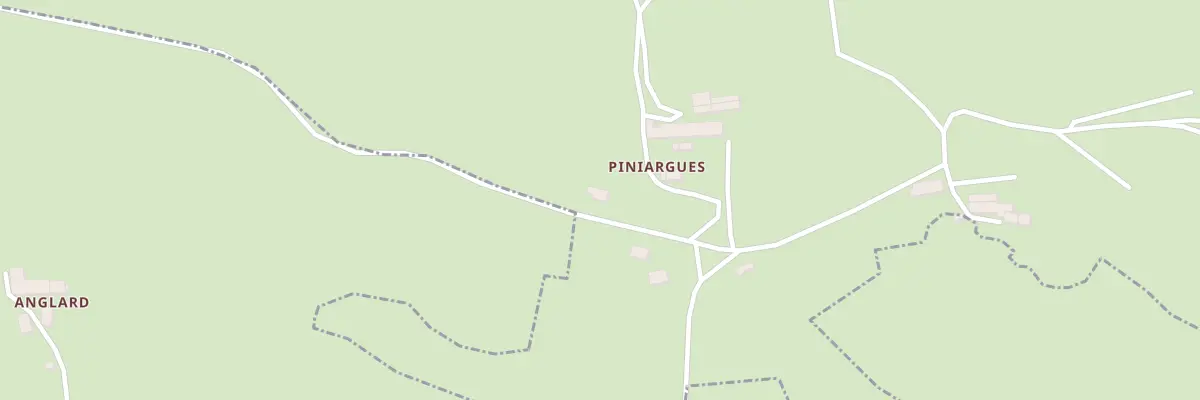 Plan du 1 Piniargues à Talizat