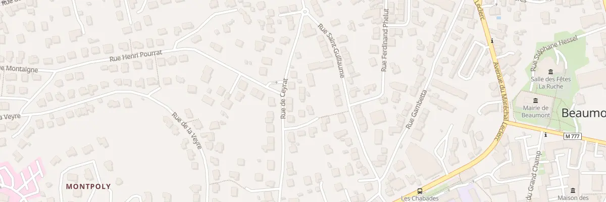 Plan du 26 Rue de Ceyrat à Beaumont