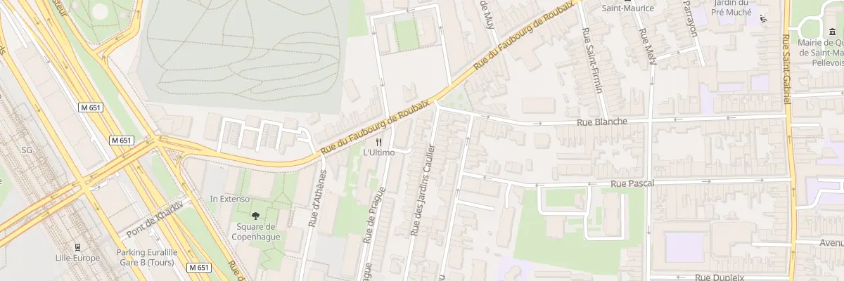 Plan du 33 Rue des Jardins Caulier à Lille