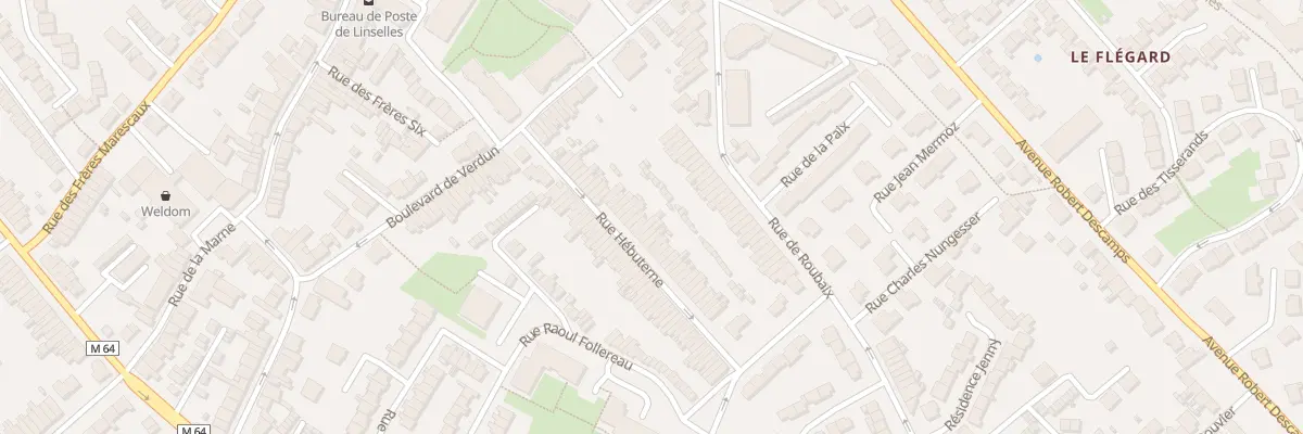 Plan du 31 Rue d’Hébuterne à Linselles