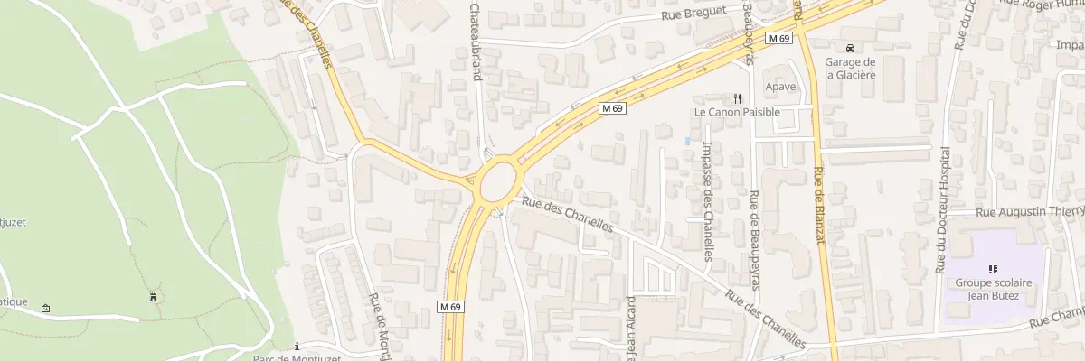 Plan du 48 Rue des Chanelles à Clermont-Ferrand