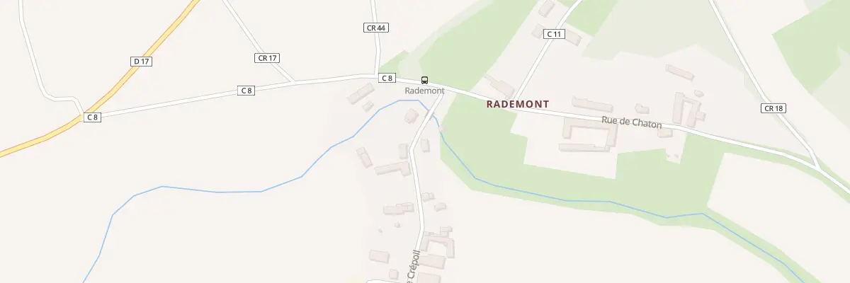Plan du 1 Rue de Crepoil-rademont à Vendrest