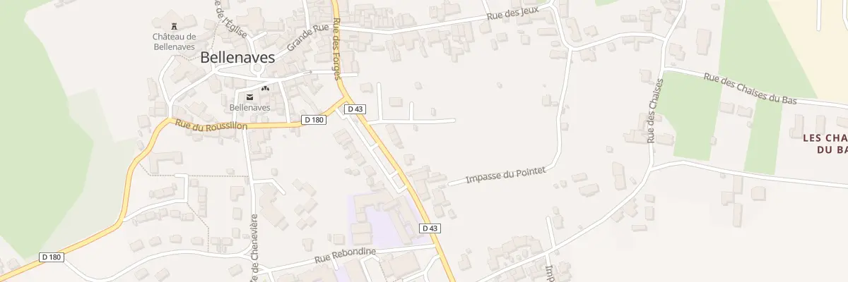 Plan du 4 Imp Privée Michelet à Bellenaves