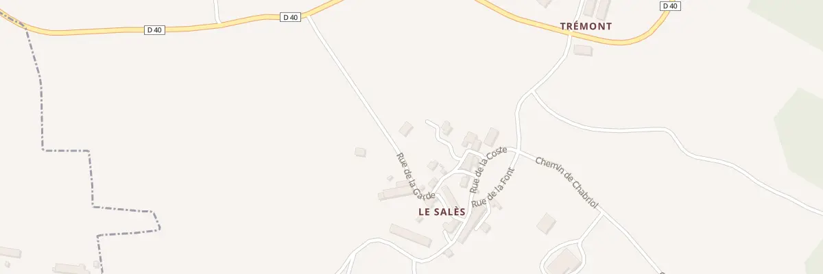 Plan du 6037 Lagarde à Alleuze