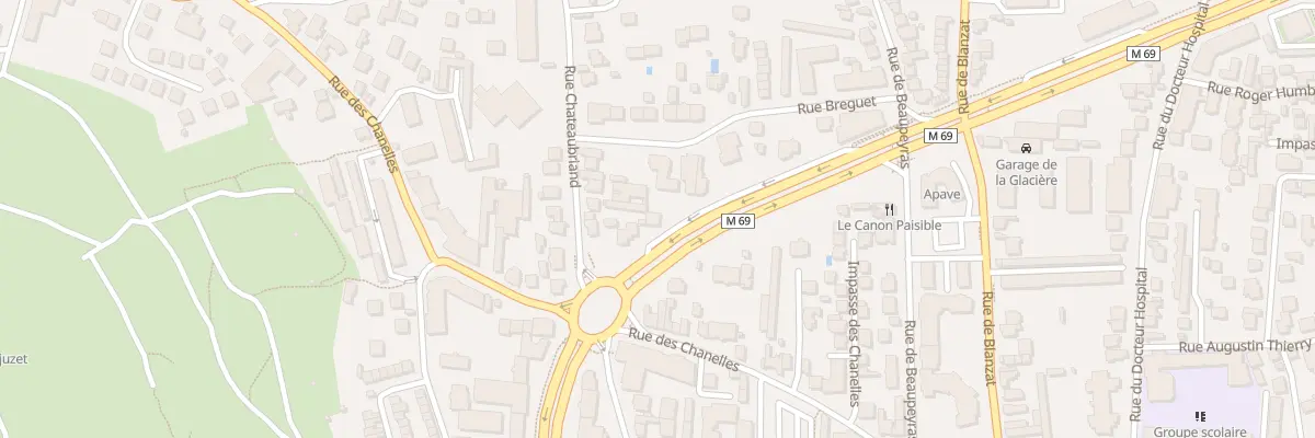 Plan du 5 Bd Maurice Pourchon à Clermont-Ferrand