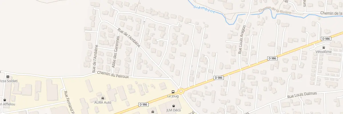 Plan du 3 Rue d’Albalat à Mozac