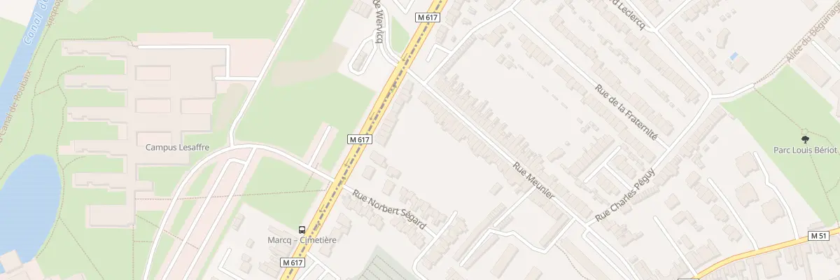 Plan du 87 Rue Meunier à Marcq-en-Barœul