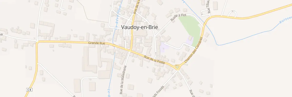Plan du 22 Rue de la Poste à Vaudoy-en-Brie