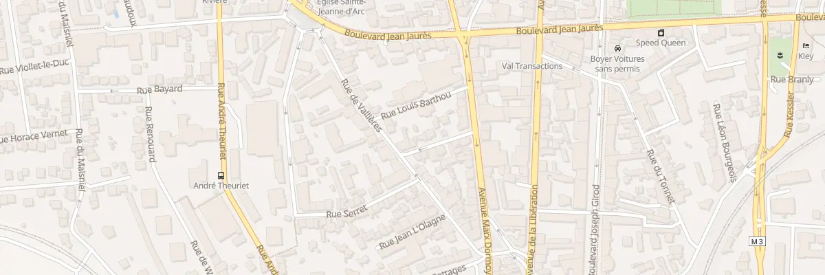 Plan du 12 Rue de Montaudoux à Clermont-Ferrand