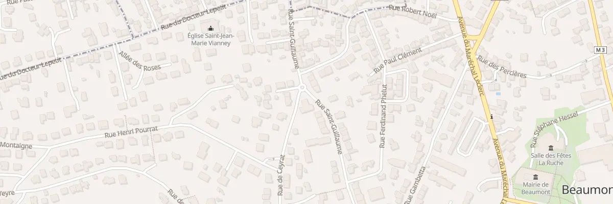 Plan du 44 Rue de Ceyrat à Beaumont
