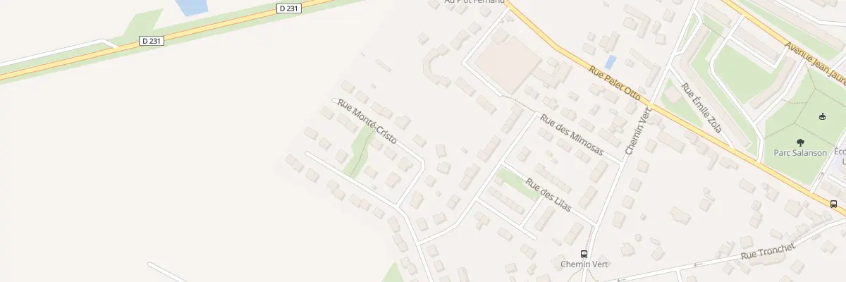 Plan du 9 Rue Monte Cristo à Villers-Cotterêts