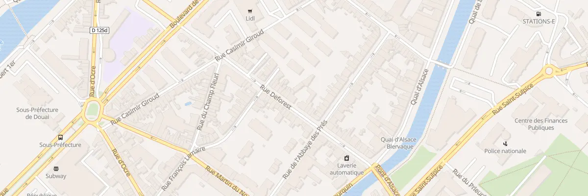 Plan du 158 Rue Deforest à Douai