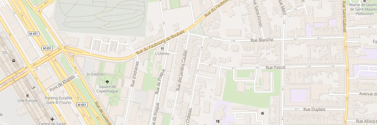 Plan du 26 Rue des Jardins Caulier à Lille