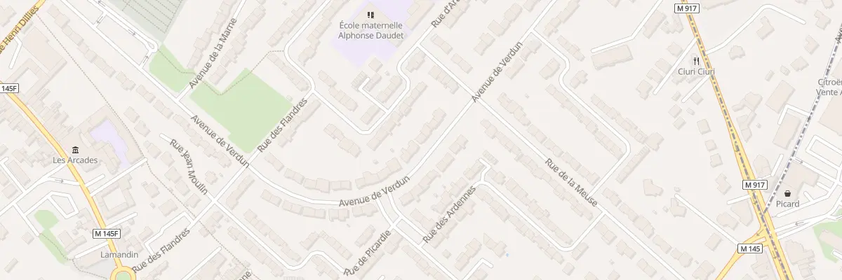 Plan du 39 Av de Verdun à Faches-Thumesnil