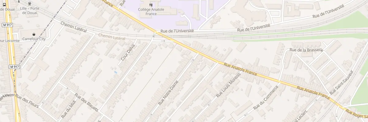 Plan du 147 Rue Notre Dame à Ronchin