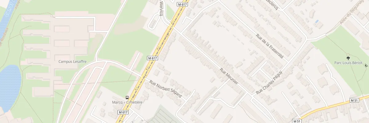 Plan du 81 Rue Meunier à Marcq-en-Barœul
