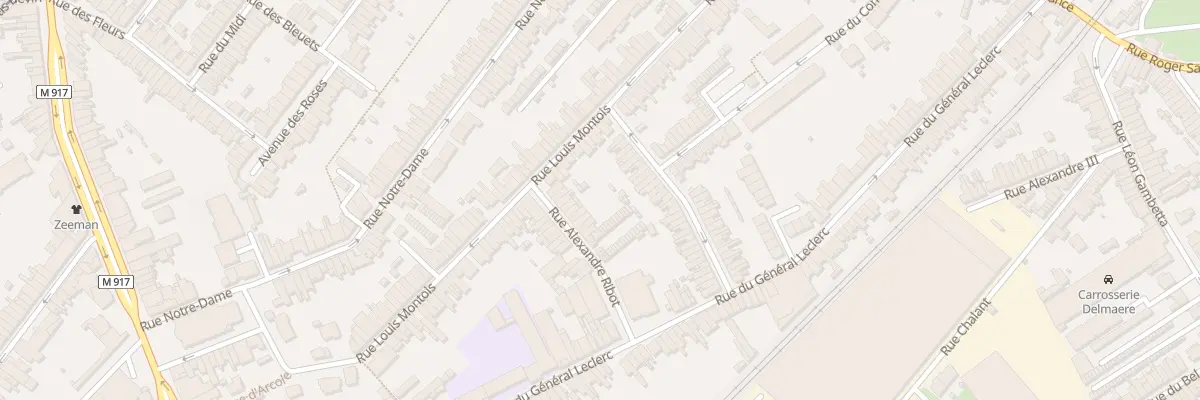 Plan du 11 Rue Alexandre Ribot à Ronchin