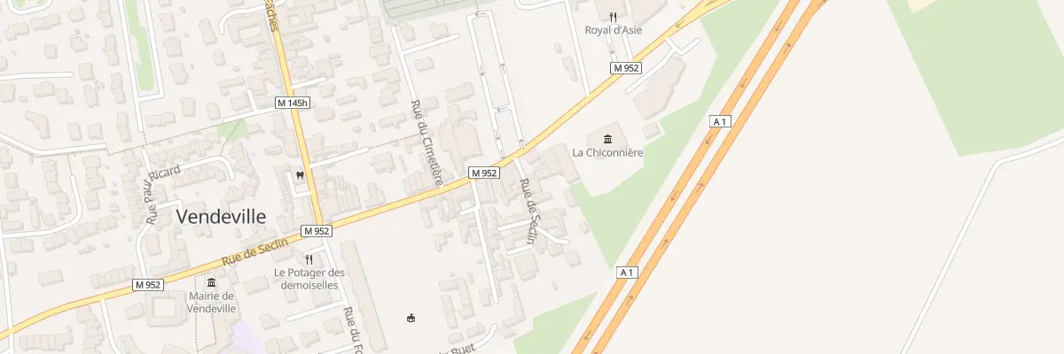 Plan du 3T Rue de Seclin à Vendeville