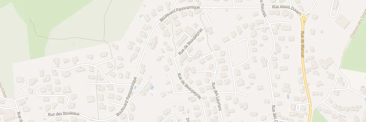Plan du 152 Rue de Beaupeyras à Clermont-Ferrand